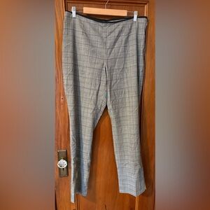 Brooks Brothers 346 Lucia Fit Black Houndstooth Lined Women’s Dress Pants 14